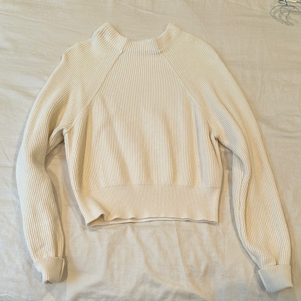 Free People Women's Cream Sweater